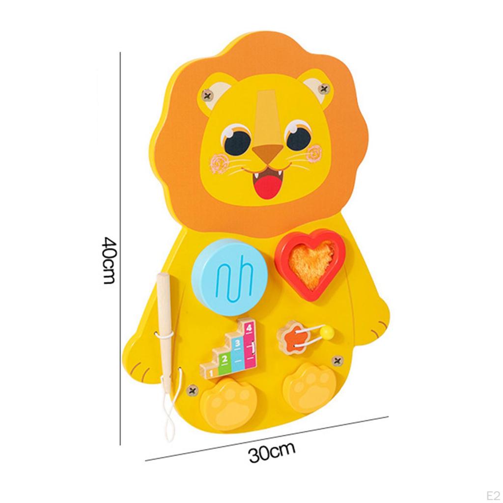 Busy Board Wall Toy Activity Install Girl Decor Gifts for Fine Motor Skills Toddlers Early
