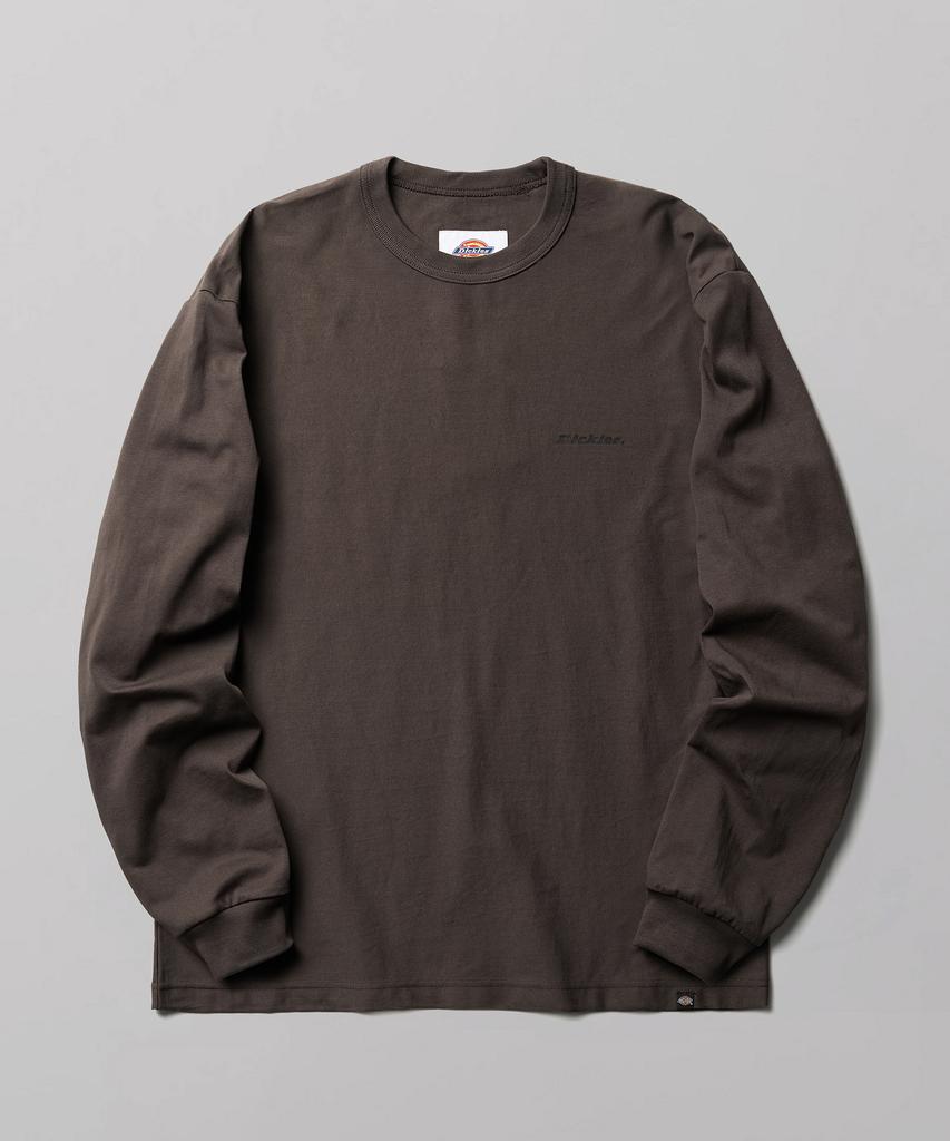 Dickies Bag Mono Logo Long Sleeve Brown