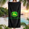 John Deere Mode Strandlaken Draagbaar Zacht Sneldrogend Handdoek Voor Zwemmen Kamperen Vakantie Gebruik