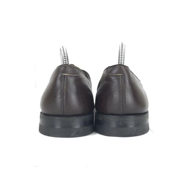 USA NUNN BUSH Leather Goodyear U-Tip Shoes [29.5/Brown/Blue Window] Business(USED)