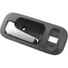 82216 Front Driver Side Interior Door Handle For Honda CR-V 1997 1998 1999 2000 2001,Replaces 72164-S10-A11ZA, Gray Housing With Chrome Lever