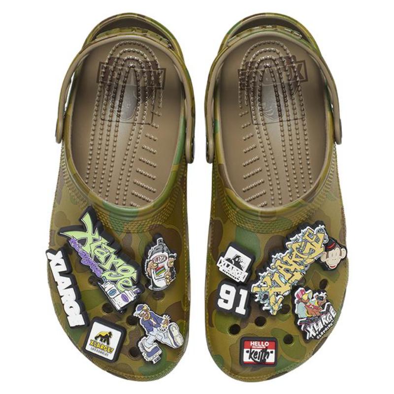 XLARGE x Crocs EVA Clogs Sandals Unisex Camouflage