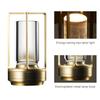 LED Cordless Table LampTouch Dimming Nordic Metal Desk Lamps Outdoor Camping Atmosphere Light Restaurant Creative Night Lights