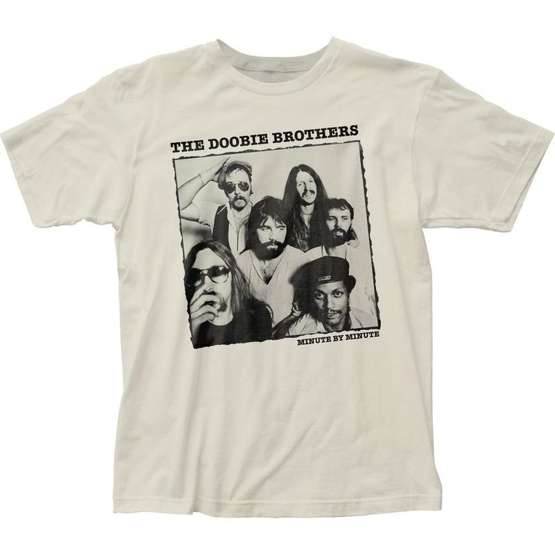 The Doobie Brothers Minute By Minute Unisex T-shirt Music Classic Band Tee Natural