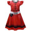 Cartoon Digital Printing Clothing, Middle-Aged And Older Children'S Feifei Sleeve Dress + Pants + Bag