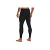 Under Armour Rush Logo Print Nine-Point Training Running Pants Men Pants Black 1366060-001