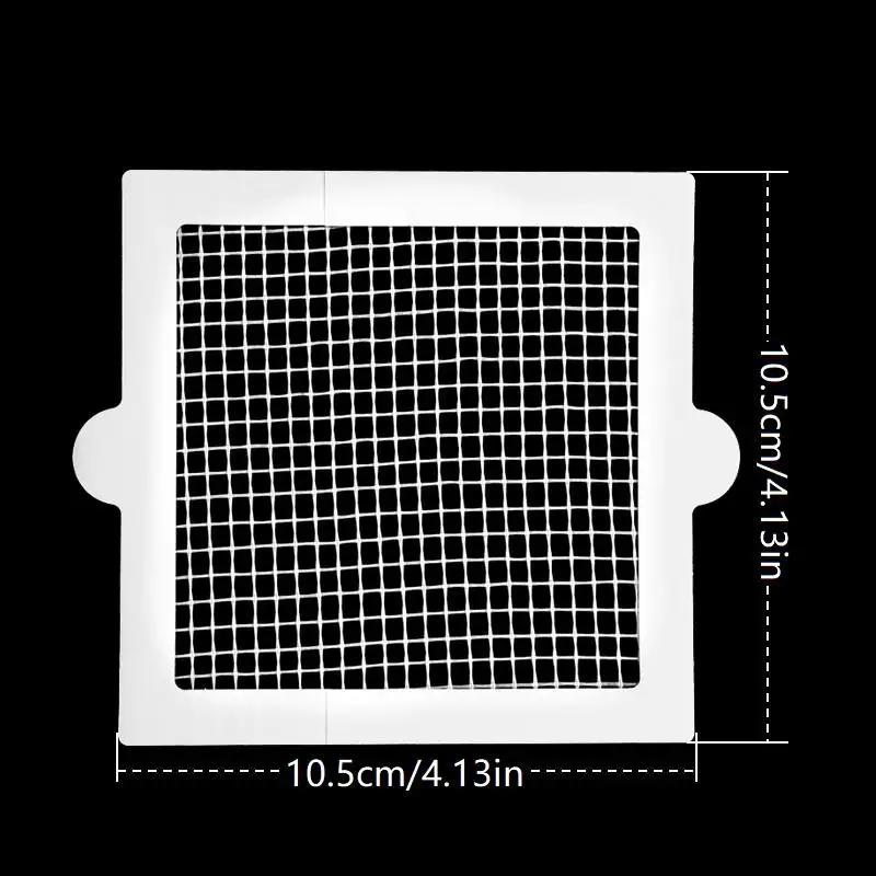 Disposable Floor Drain Stickers Multi-Shape Hair Catcher Filters 10Pcs
