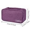 Multifunctional Underwear Organizer Bag Foldable Portable Toiletries Organizer Bag Large Capacity Dustproof Cationic Bra Bag