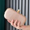 Red Small Bag for Women Diamond Border Dtripe Purse Evening Cluth Bags Luxury Designer Handbags Phone Crossbody Shoulder Wallets