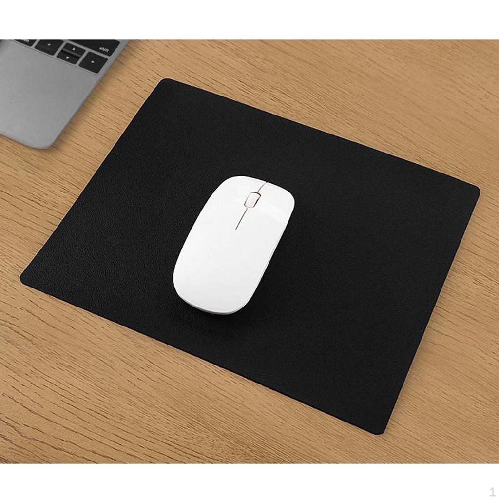 , PU Leather Desk Mouse Pad, Durable Writing Pad for Work Game office and home Accessories -