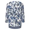 Women's Fashion Casual Round Neck 3/4 Sleeve Loose Printed T-Shirt Ladies Top