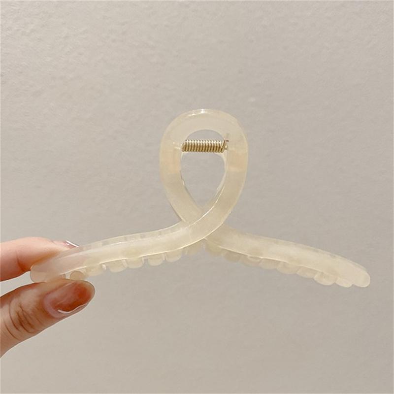 

Пластиковые прозрачные заколки для волос большого размера, модные женские заколки для волос, женские аксессуары для волос, головные уборы, заколки для волос с хвостиком, головные уборы 11CM