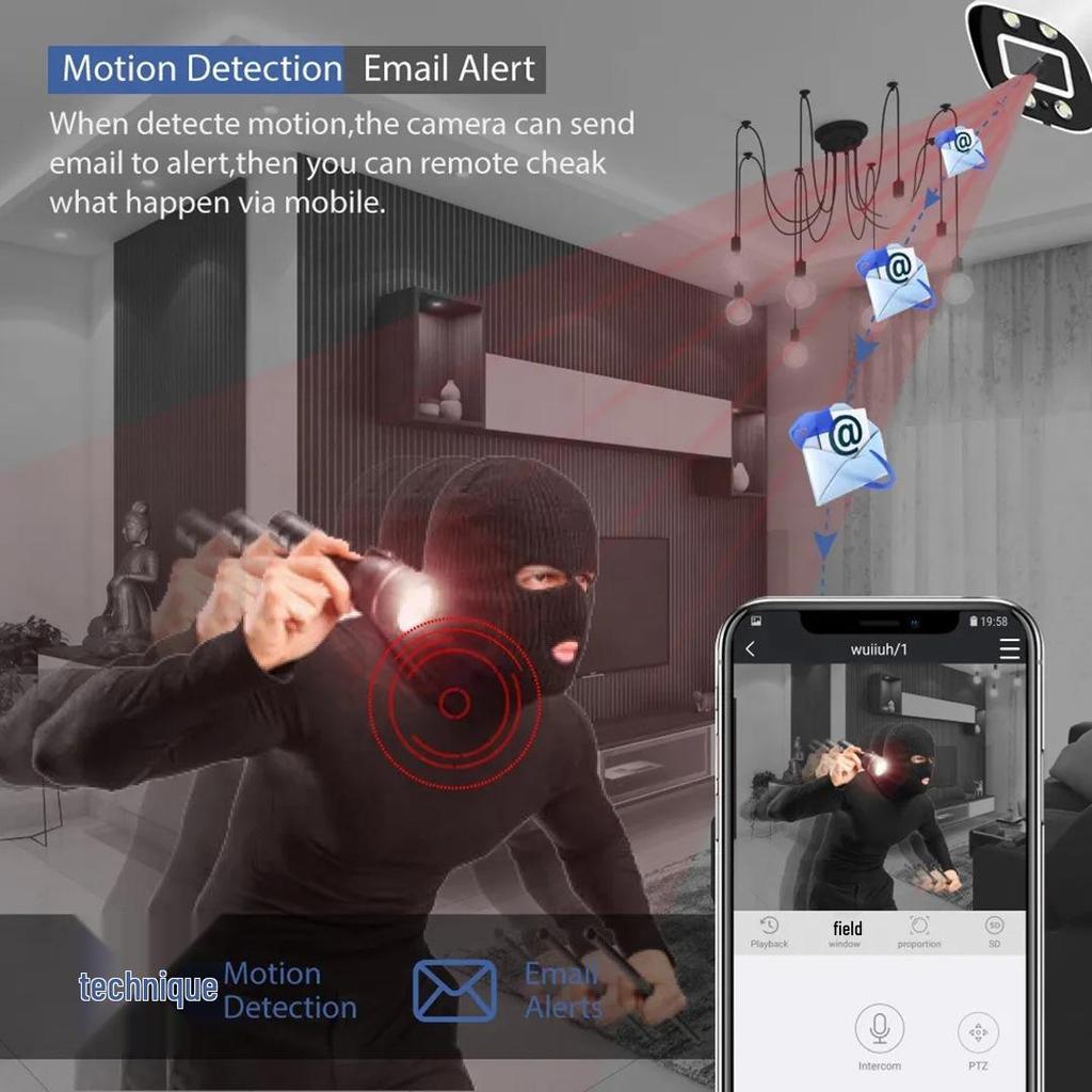 Waterproof Wireless Network Camera Kit with 4/8-Channel Voice Intercom and WiFi Surveillance NVR