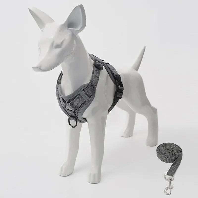 Harnais réfléchissant respirant pour animaux de compagnie pour chats et chiens