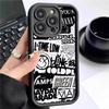Cartoon Staircase Black Groove iPhone 14/15/16/17 Pro Max Protective Case