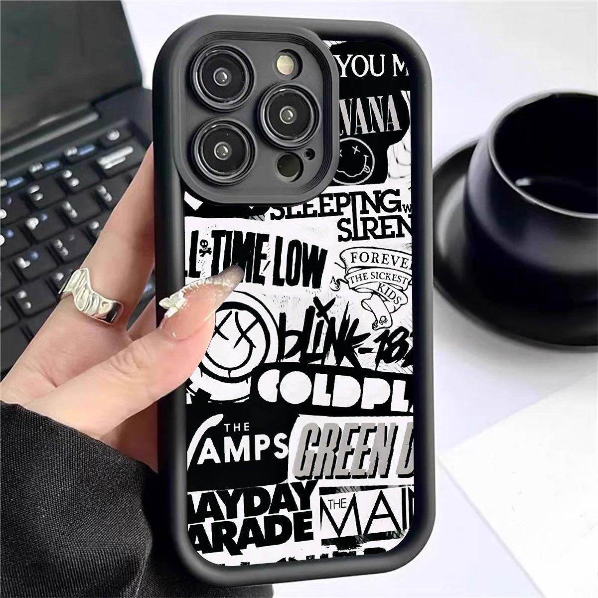 

Cartoon Staircase Black Groove iPhone 14/15/16/17 Pro Max Protective Case Xiaomi 11 Lite 4G чёрный