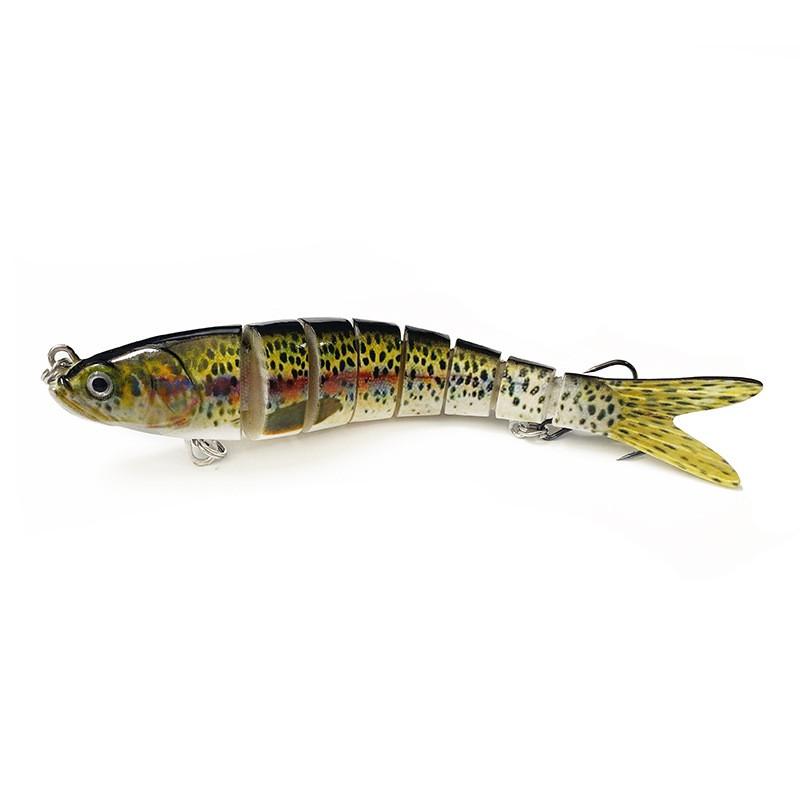 8-Section Bionic Jerkbaits Pike Bass Fishing Long Casting Sinking Hard Lure Set In Multiple Colors