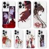 Heaven Official's Blessing For iPhone 15 14 13 11 12 Pro Max X XR XS Phone Case For iPhone 15 14 7 8 Plus SE Clear Soft Cover