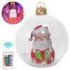 Christmas Luminous Inflatable Decorative Ball with LED Light Large PVC Decorated Ball Ornaments Snowflake Blow Up Ornaments