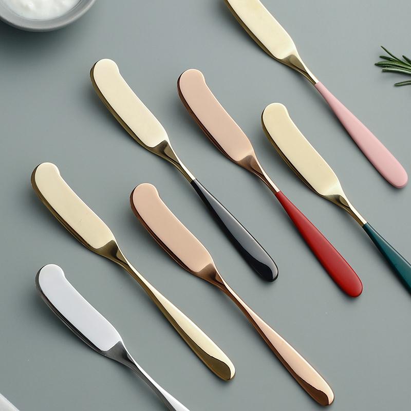Stainless Steel Butter Knife Cheese Dessert Jam Table-knife Spreaders Breakfast Cutlery Tool Tableware Kitchen Supplies