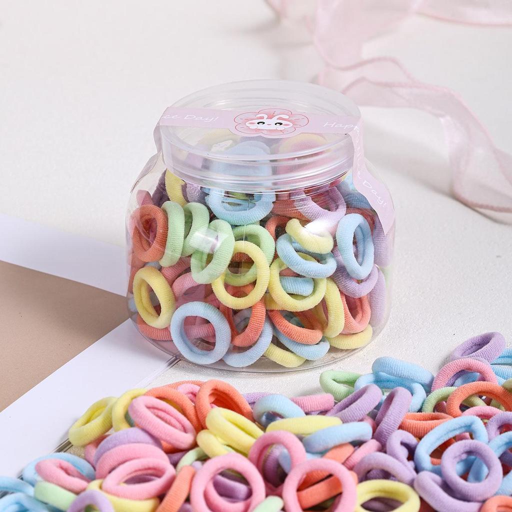 High-Elasticity Hair Ties for Girls - Gentle on Hair, Perfect for Children's Hairstyles