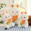 Grab Doll Machine Doll Rabbit Plush Toy Cute Carrot Little White Rabbit Doll Girl Sleeping Pillow Gift