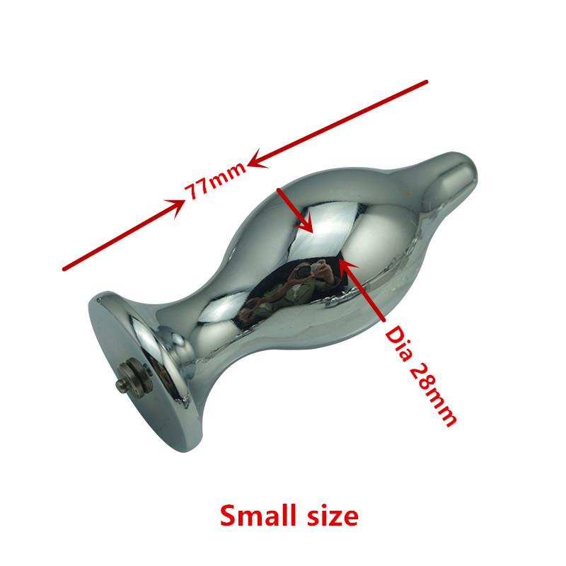 Neues großes Elektroschock-Lust-Pod-Sonde, medizinische Therapie, Metall-Anal-Butt-Plug, Dildo, Vagina, BDSM, Elektro-Sex-Stimulator-Spielzeug