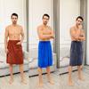 Men's Bath Towel, Beach Towel, Wearable, Soft, Absorbent, Anti Glare, Cross-border Ultra-fine Fiber Men's Bath Skirt, Short Skirt