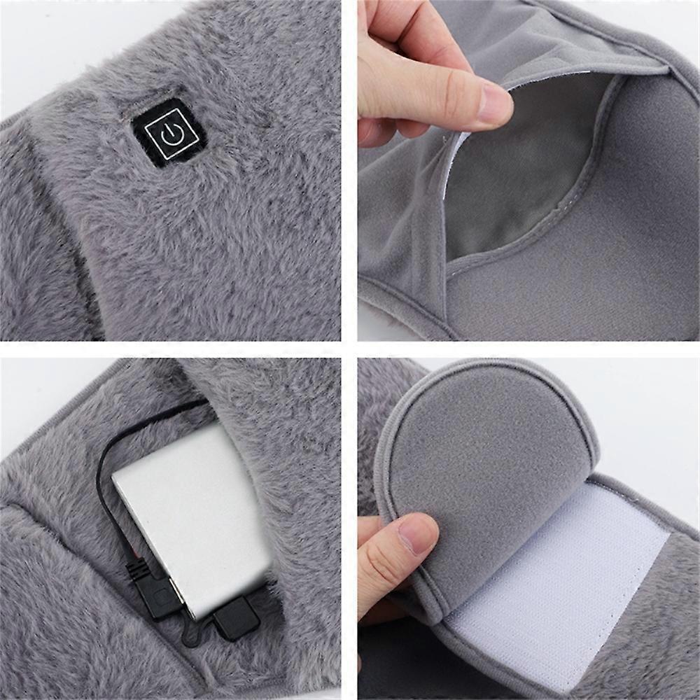 Elektrischer Taillengürtel 2 in 1 USB-Heizung Taille und Handwärmer Beheizter Rückenwärmer Neu