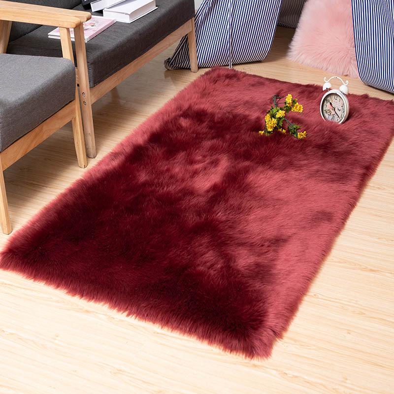 Australischer Langflor-Teppich - Rutschfeste Fußmatte für Wohnzimmer, Schlafzimmer oder Erker