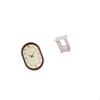 Elegant Silent Decorative Wall Clock And Versatile Bedside Table for Home Office Bedroom Kitchen