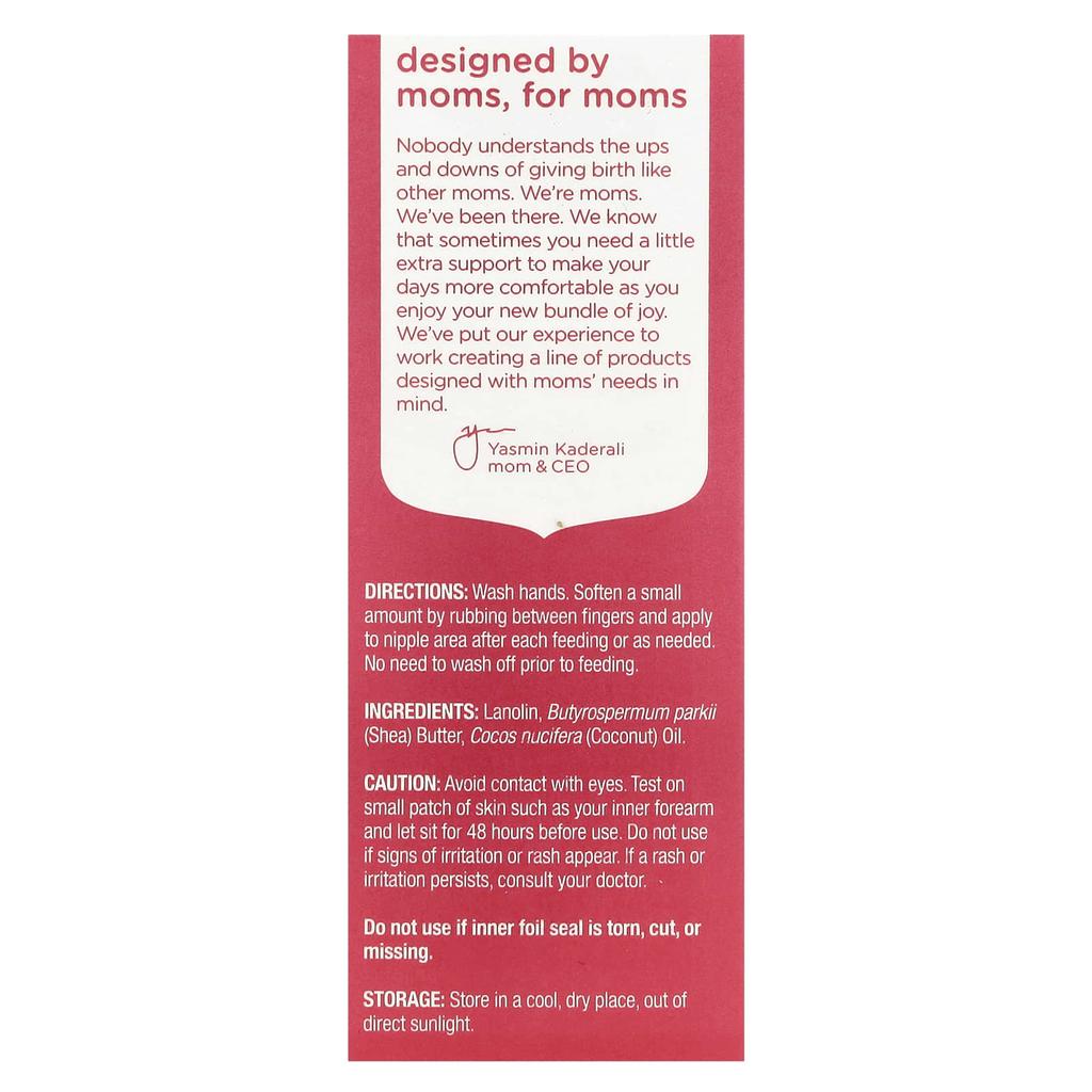 Mommy'S Bliss, Lanolin Nipple Balm + Coconut Oil, 56G(2Oz)