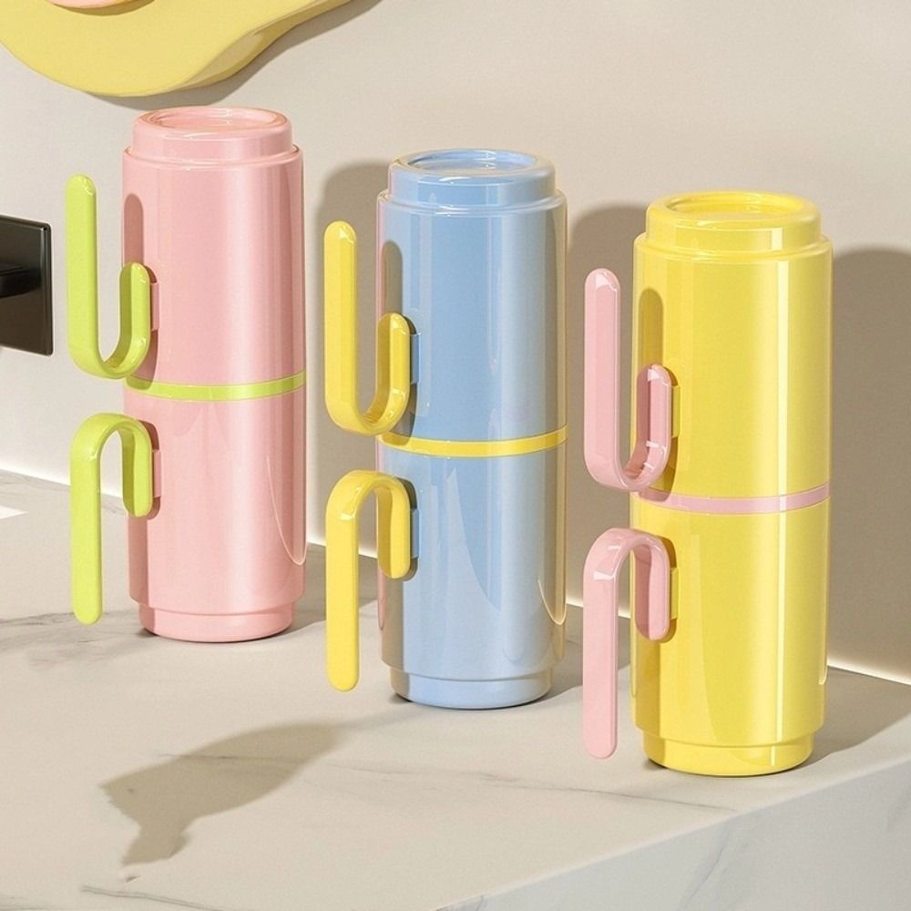 Portable Toilet Cup 2-in-1 Wash Cup Durable Tooth Cup  Travel