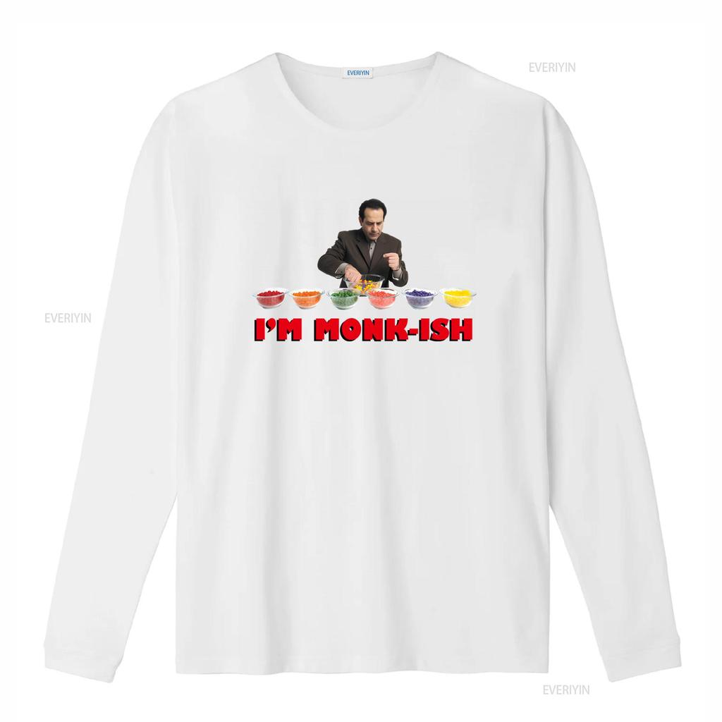 Mönch Im Ish Lizenziertes Klassisches TV-Show Adrian T-Shirt Lustiges Muster Baumwolle Für Vintage Gewaschen Leicht Weich Grafik Atmungsaktiv