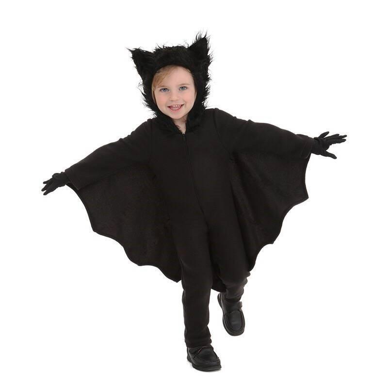 Halloween Children's Costume Cape Bat Demon Bat Black Onesie Parent-child Performance Costume