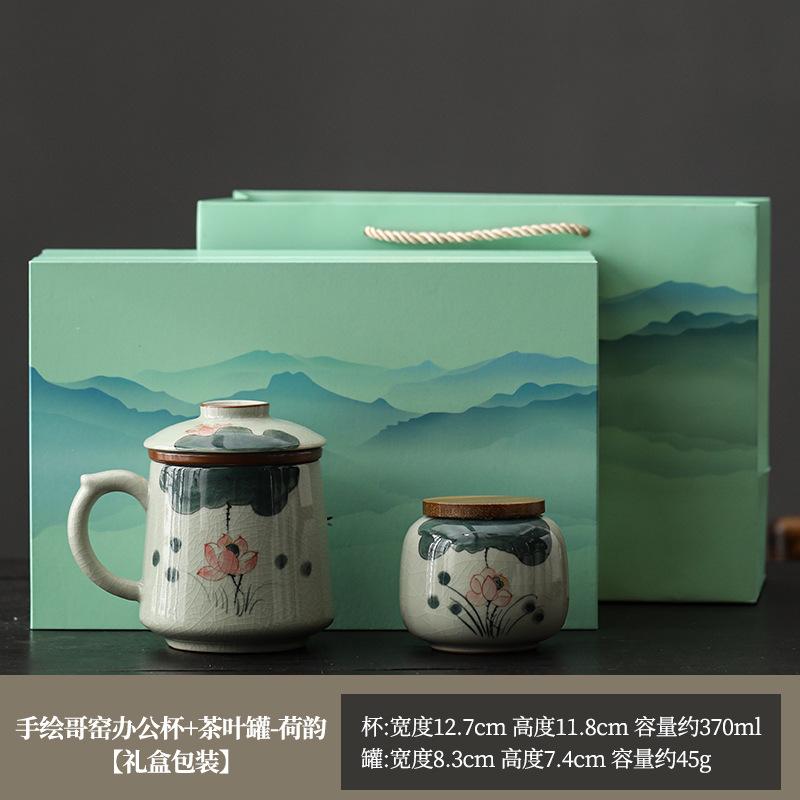 Handbemalte Keramik-Teetasse, Tee-Trenntasse, Persönliche Spezial-Bürotasse, Hochwertige Teetasse als Geschenk