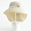 Children's Outdoor Sun Hat with Neck Protection, Windproof Wide-Brim Hat for Boys and Girls