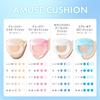 AMUSE Due Jelly Master Cushion Special Set (1.5 Natural - Main Product + Refill) Cushion Foundation for Dewy Skin, Glow, Moisturizing, and Long-lastin