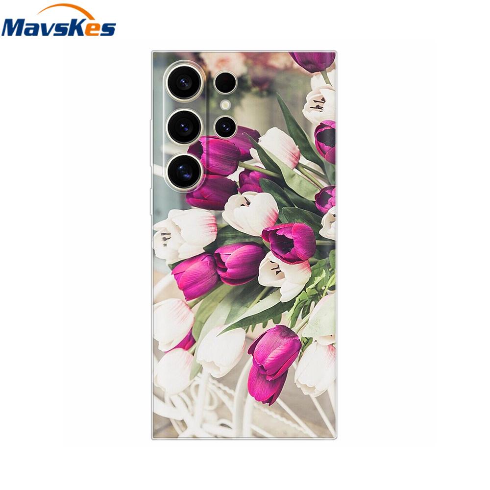 For Samsung S25 Ultra Case Clear TPU Soft Fashion Silicone Phone Case For Samsung Galaxy S25 Plus Back Cover S 25 Fundas Para