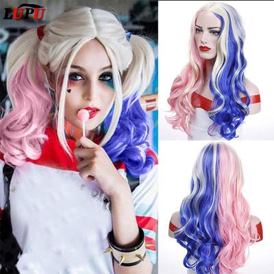 Long Wig Cosplay Wig Women's Gradient Lolita Wig Synthetic Hair Heat-Resistant Fiber Halloween Wig