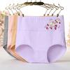 Hohe Taille Damen reine Baumwolle Bauchkontrolle Unterwäsche