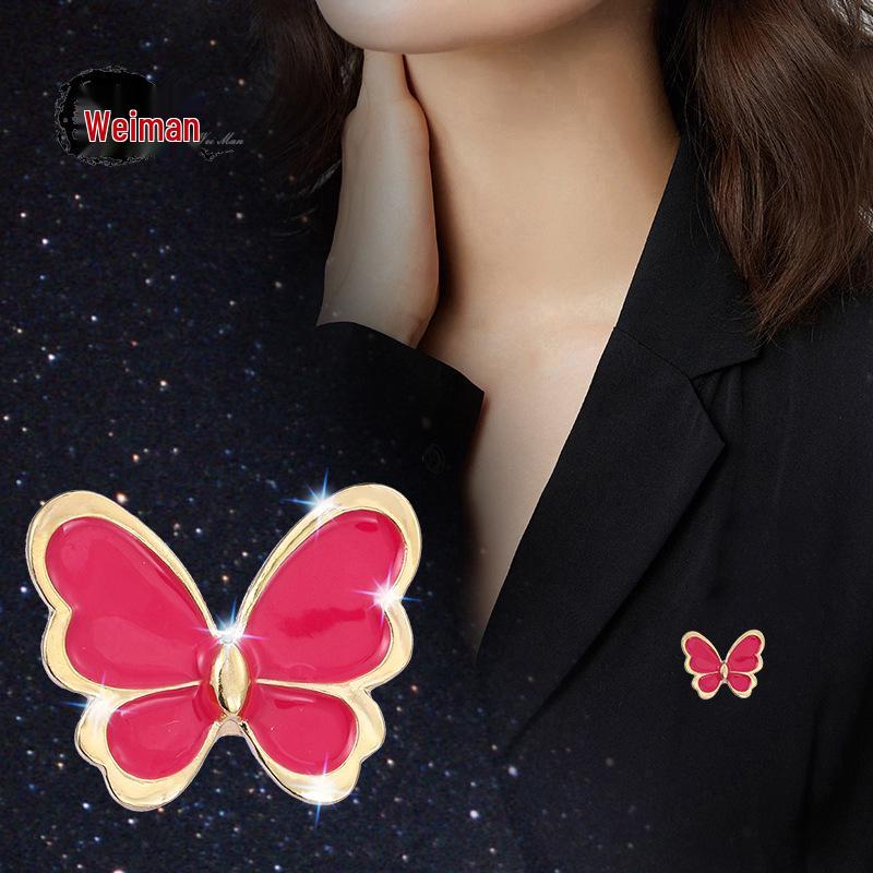 Cute Multicolor Butterfly Brooch - Versatile Accessory for Girls