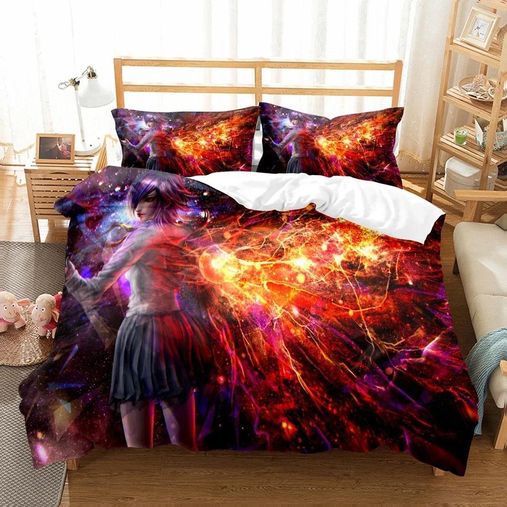 Fashion 3DTokyo Food speciesBedding Sets Duvet Cover Set With Pillowcase Twin Full Queen King Bedclothes Bed Linen Customizable