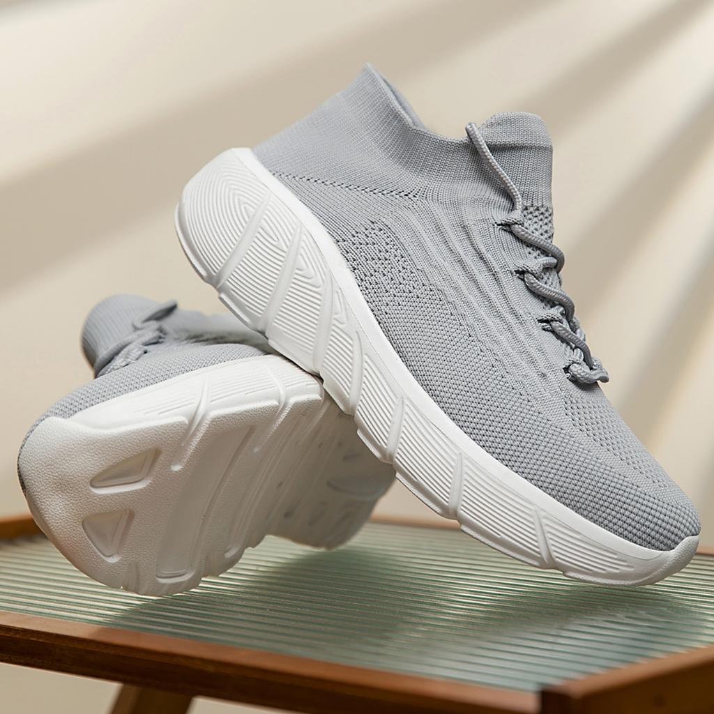 Modische Damen Plateau-Schuhe Herren Gestrickte Socken Schuhe Leichte Freizeitschuhe zum Gehen Reisen Joggen