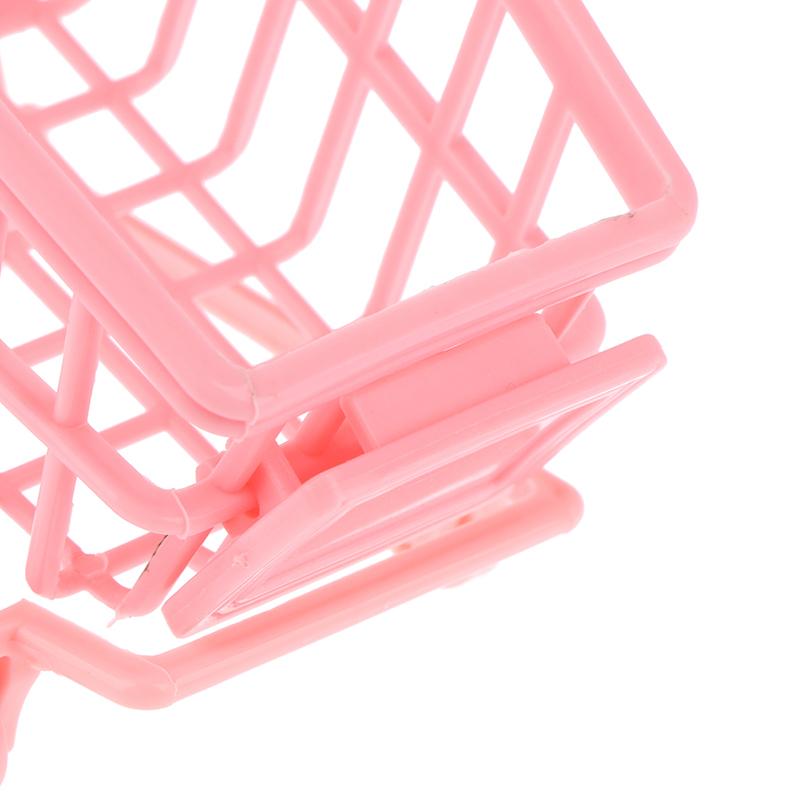 1:12 Dollhouse Miniture Shopping Cart Trolleys For Doll Toys Cake Decoration