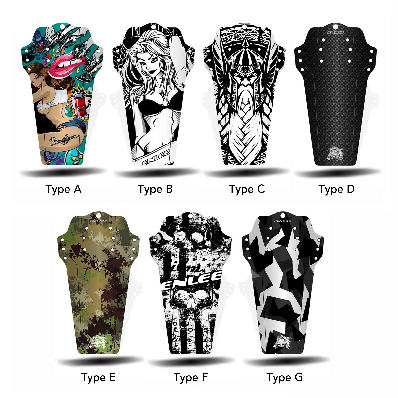 

1 шт. Велосипедное крыло Горный Дорожный Велосипед Брызговик Передний и Задний Совместимый Велосипедный Брызговик с Крепежными Ремнями Велосипед F