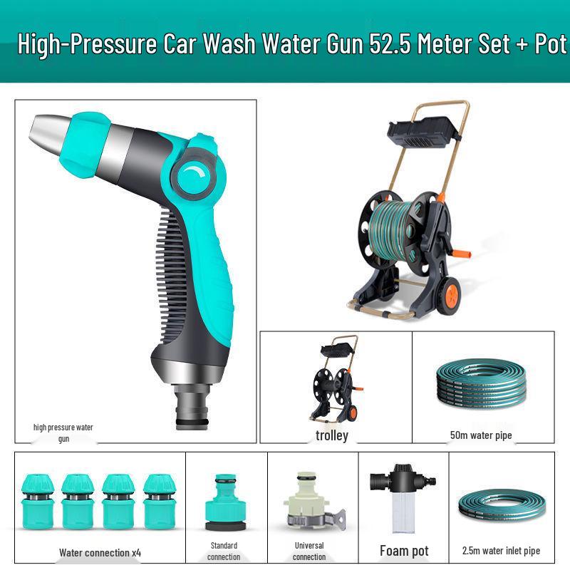 High-Pressure Car Wash and Garden Hose Nozzle Set