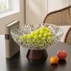 Decorative Fruit Bowl for Kitchen Countertop, with Removable Base, Multifunctional Snack
