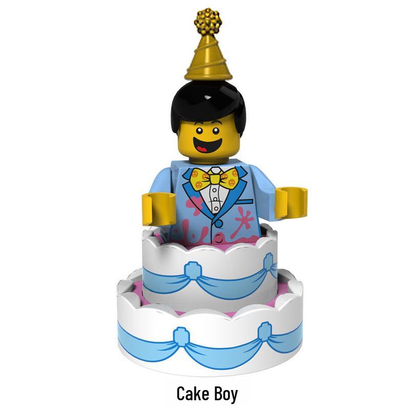 

Оптовые игрушки-конструкторы «Мультяшный клоун и Бог богатства» Height about 5 cm