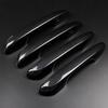 4pcs/set Car Exterior Door Handle Cover Trim for   ES200 18-19 (Carbon   Black)